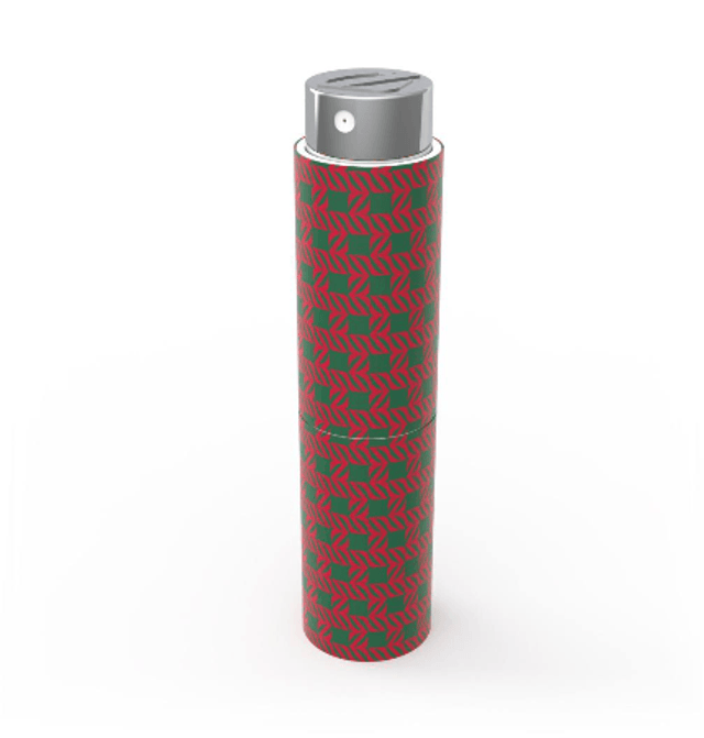 👜 Étui à parfum de poche (Monogram Rope - Rouge et vert)