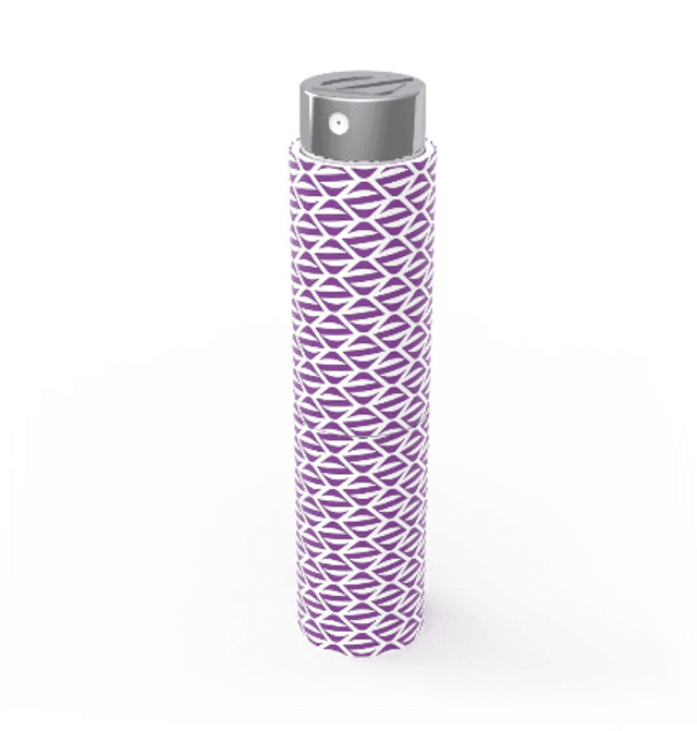 👜 Étui à parfum de poche (Monogram – Violet et blanc)