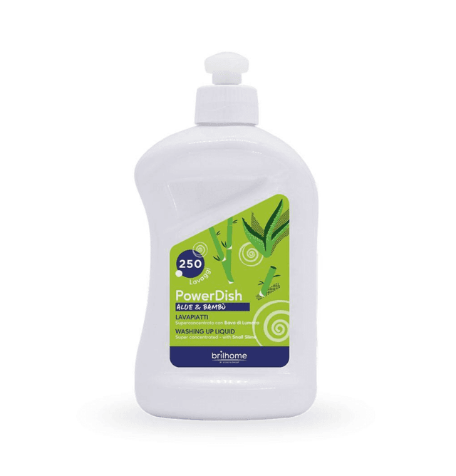 🧽 Liquide Vaisselle PowerDish &#039;Aloe and Bambou&#039; (avec Bave d’escargot)